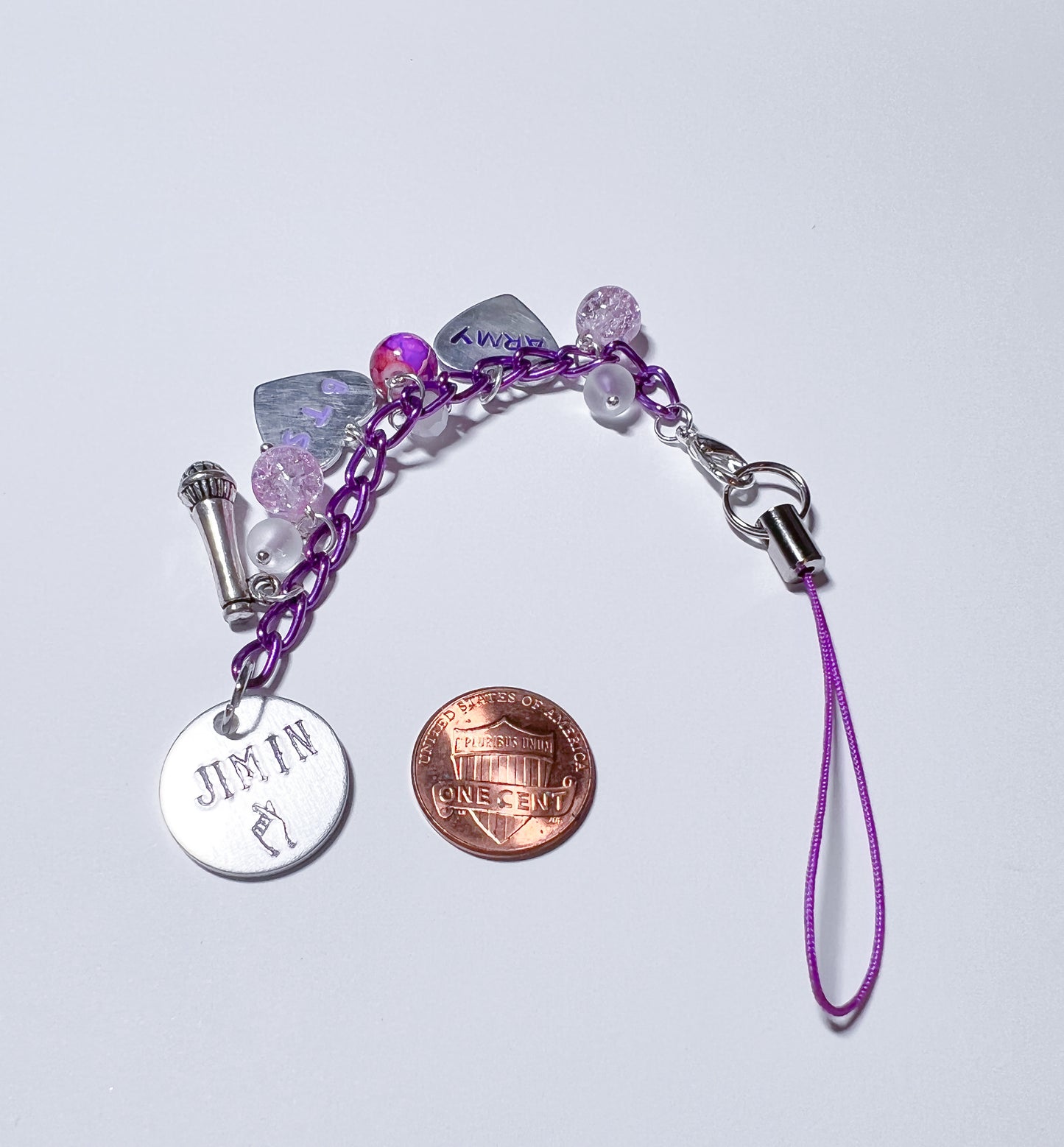 K-Pop BTS Inspired Light Stick Charms