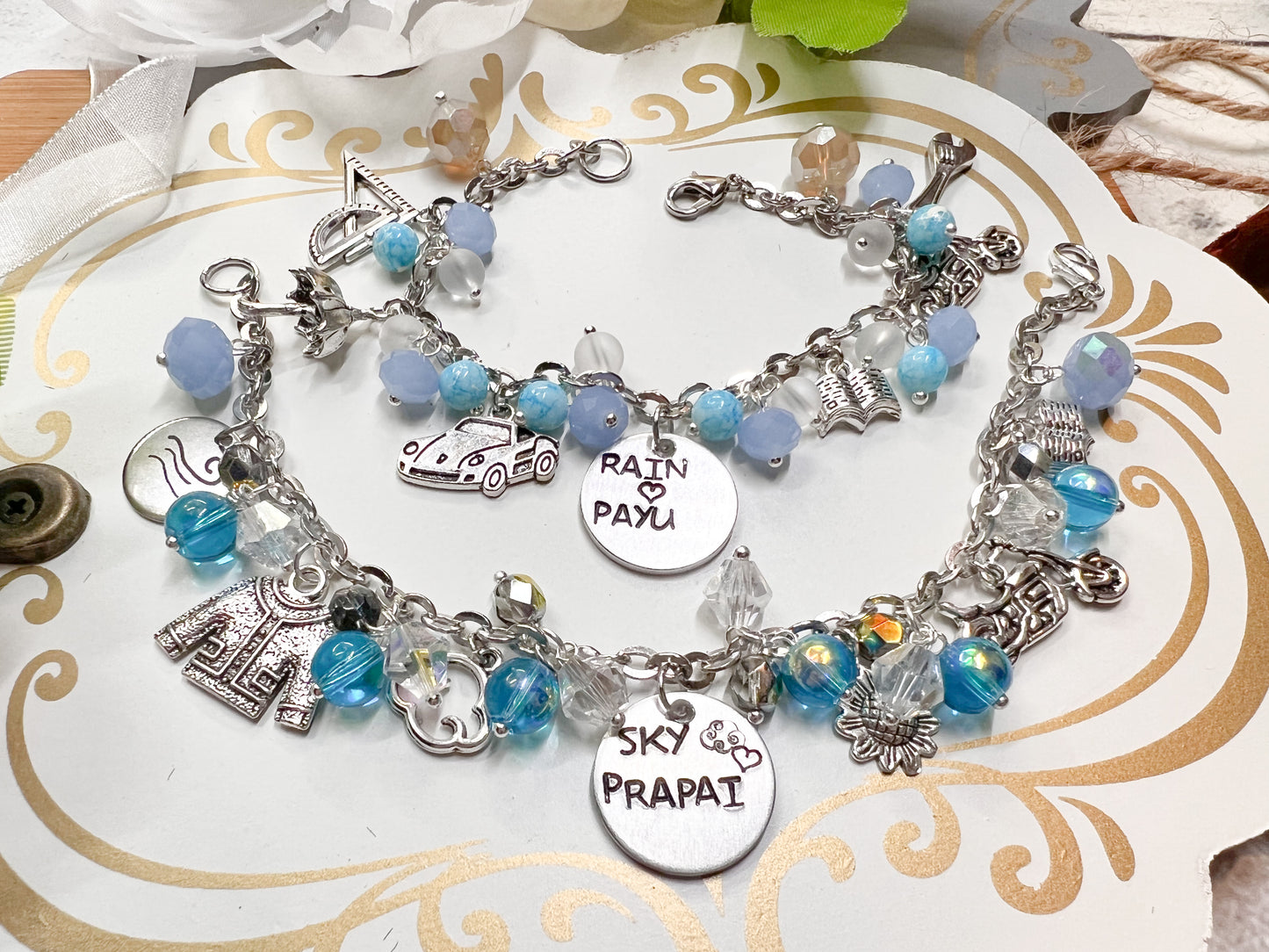 Love in the Air Couples Bracelets