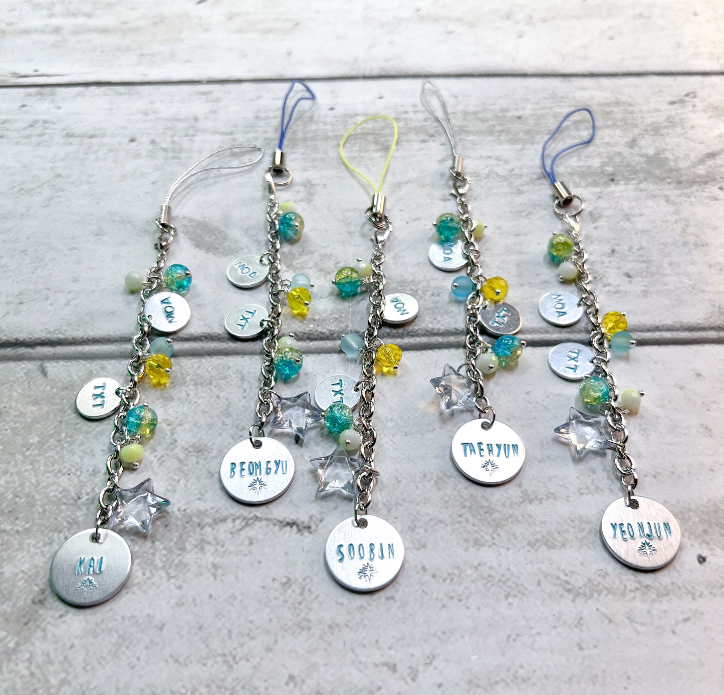 K-Pop TXT Inspired Light Stick Charms