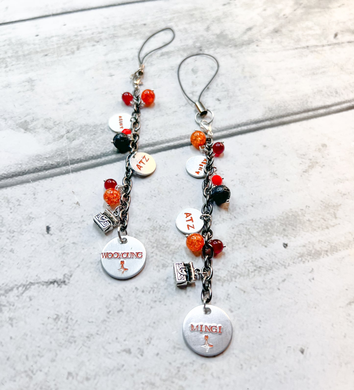 K-Pop Ateez Inspired Light Stick Charms