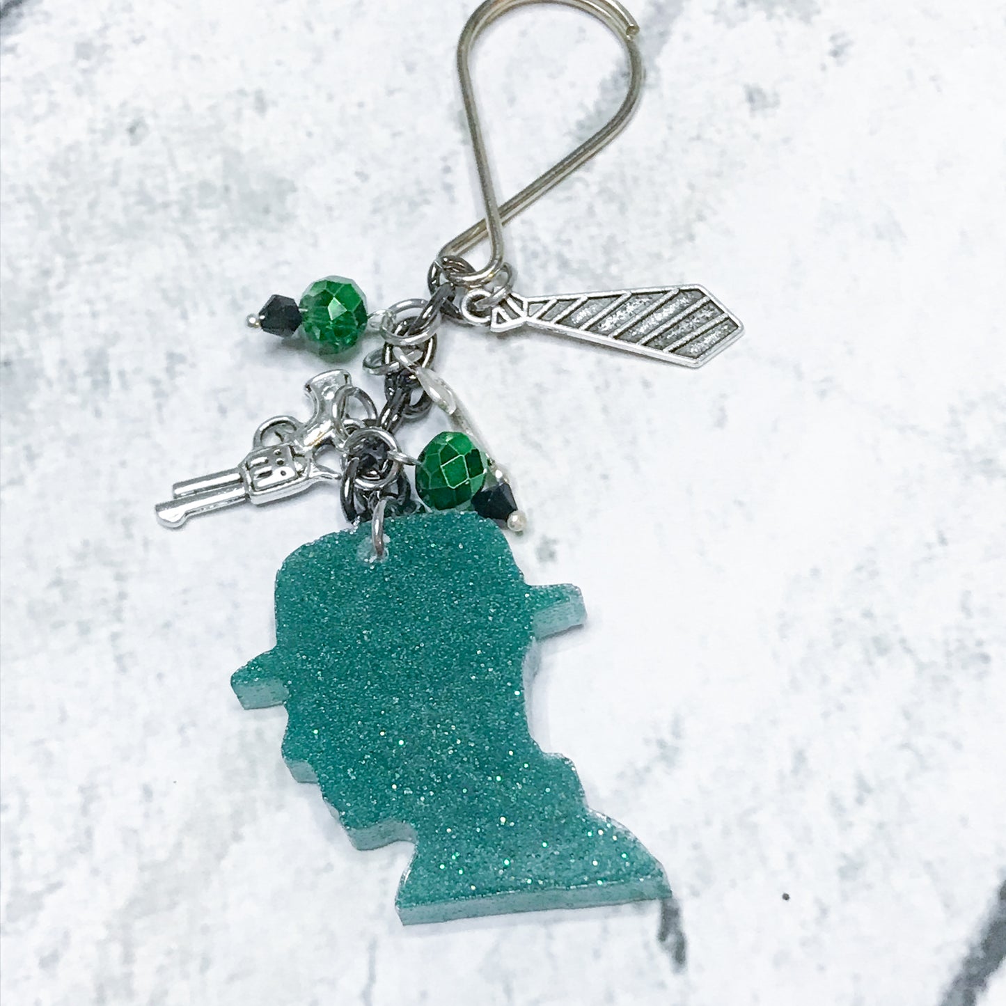 Penguin or Riddler Silhouette Key chains
