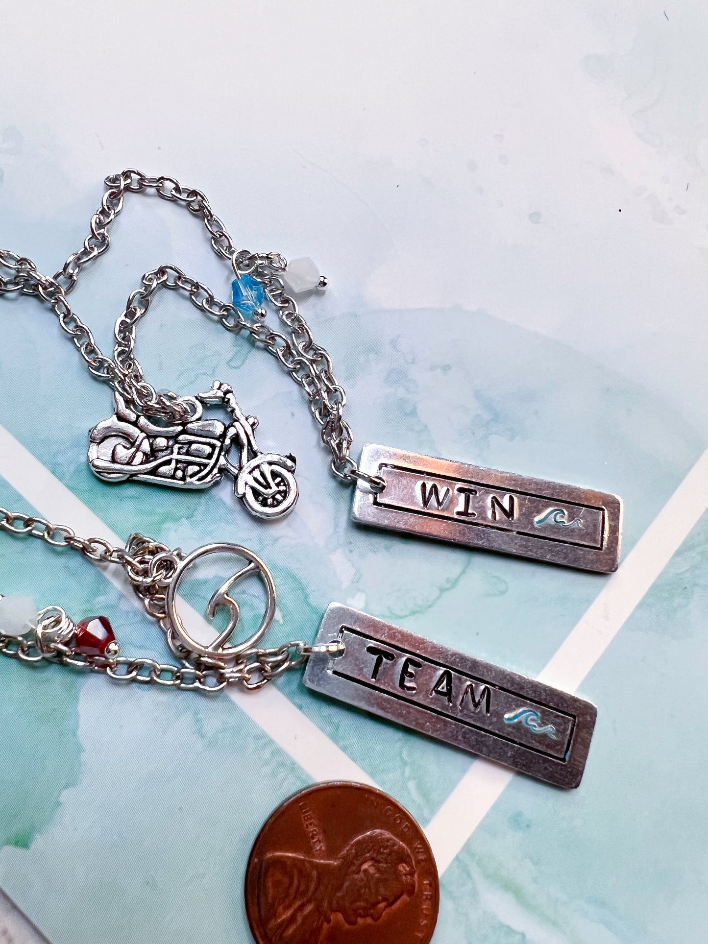 Team and Win Necklaces