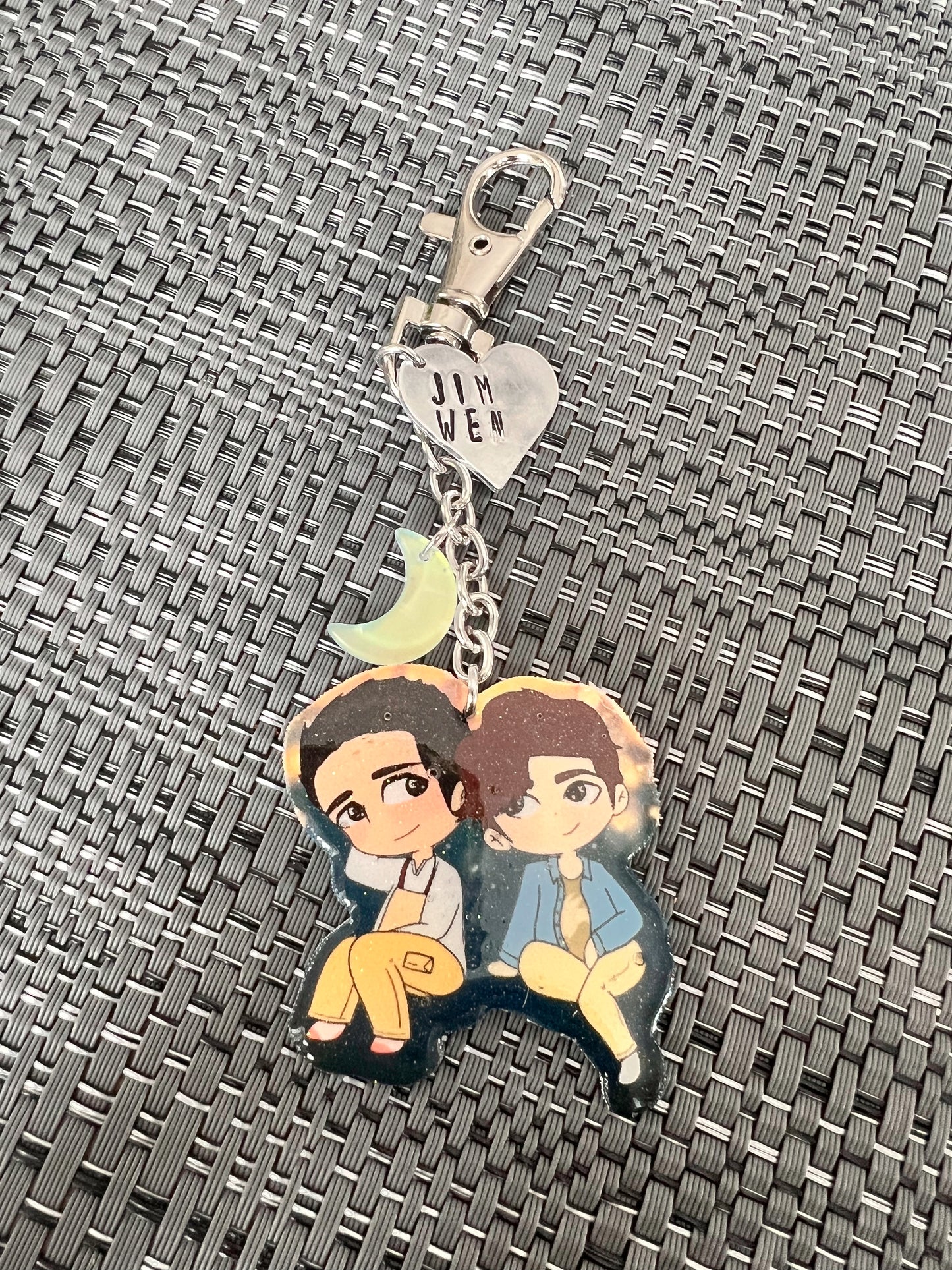 Moonlight Chicken Couples KeyChains