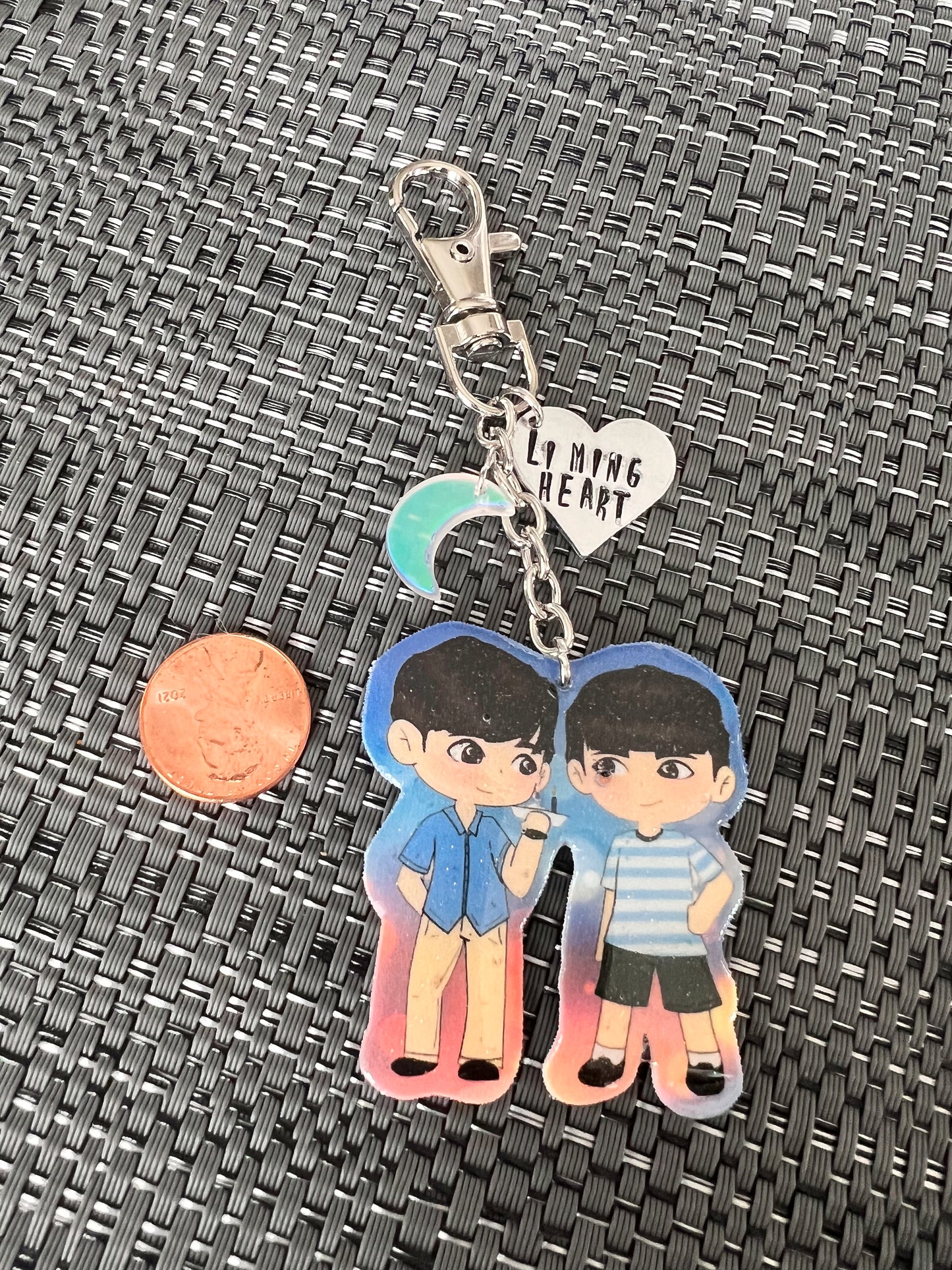 Moonlight Chicken Couples KeyChains