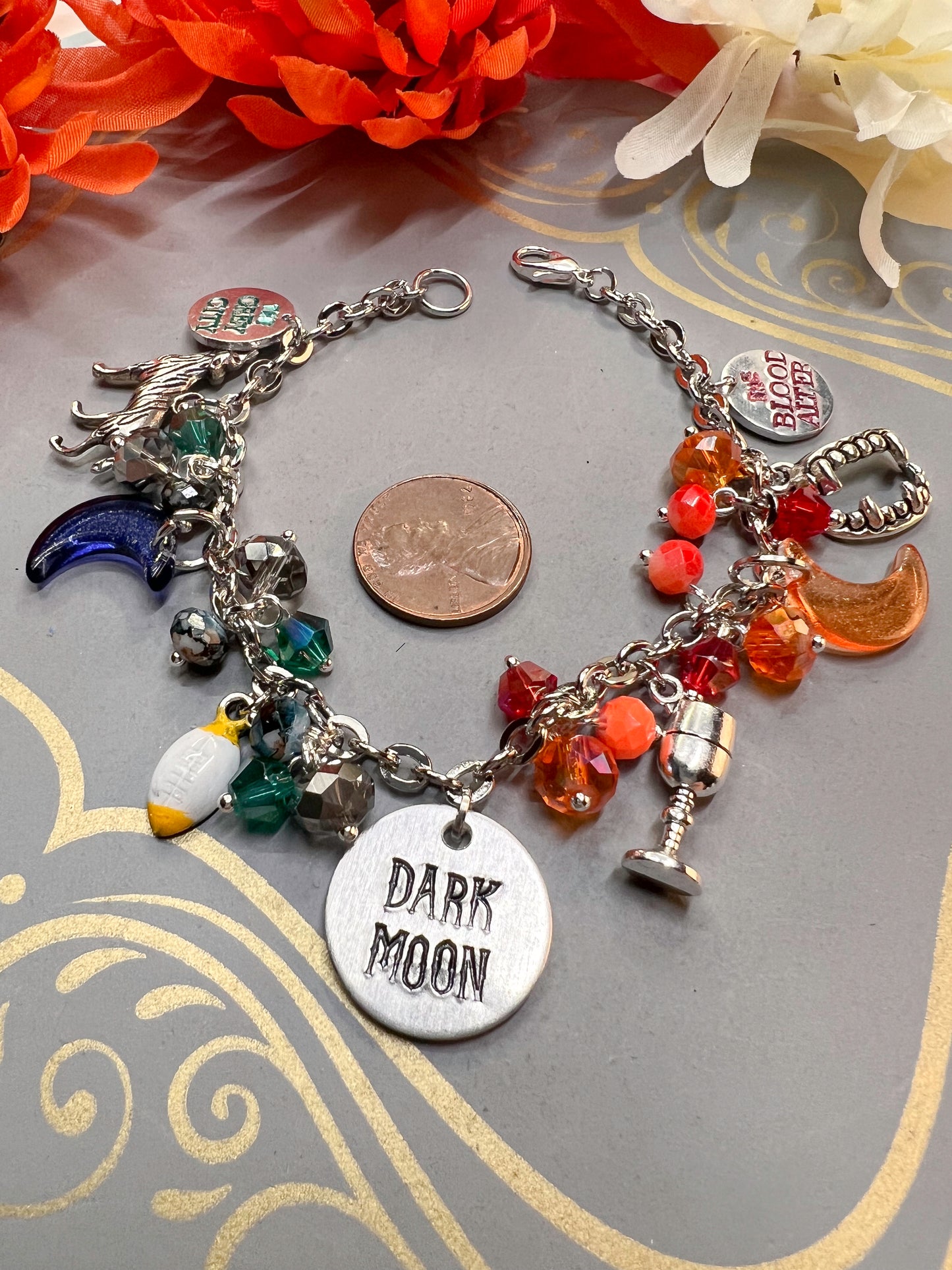 Enhypen and &TEAM Dark Moon Charm Bracelet