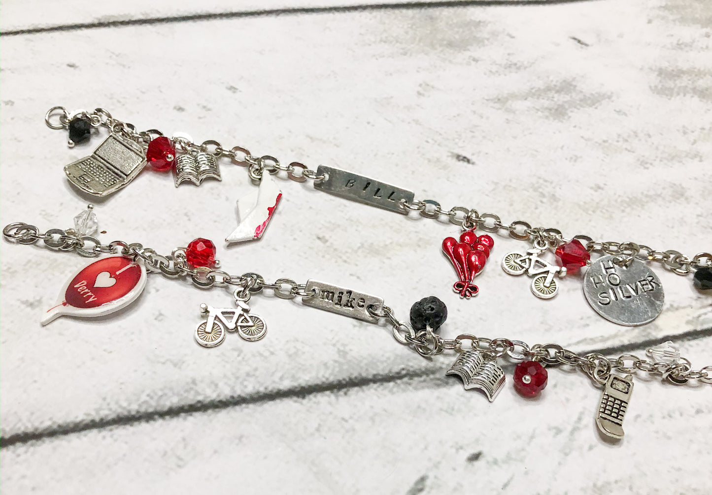 Loser's Charm Bracelets