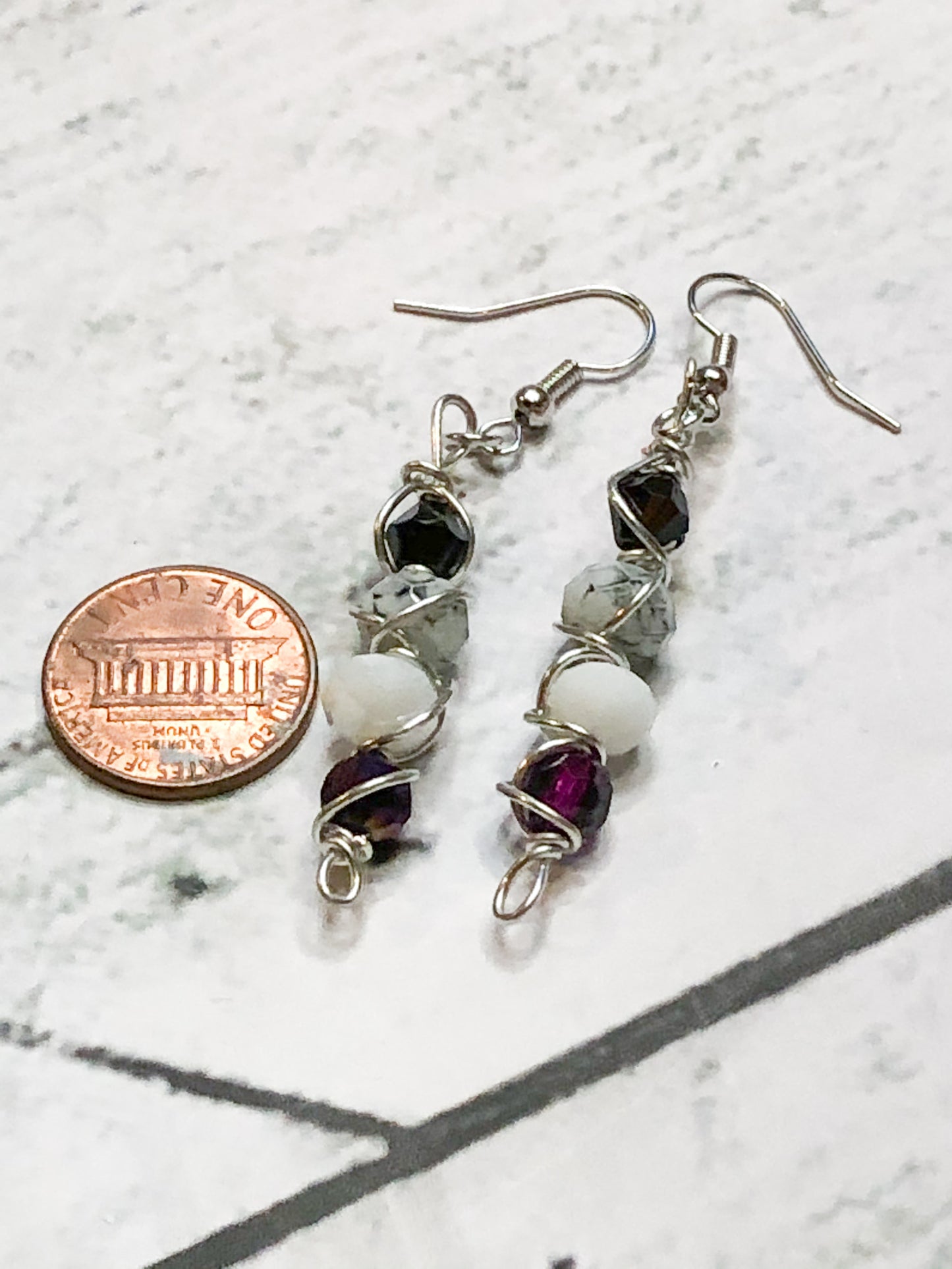 Ace Pride Flag Earrings