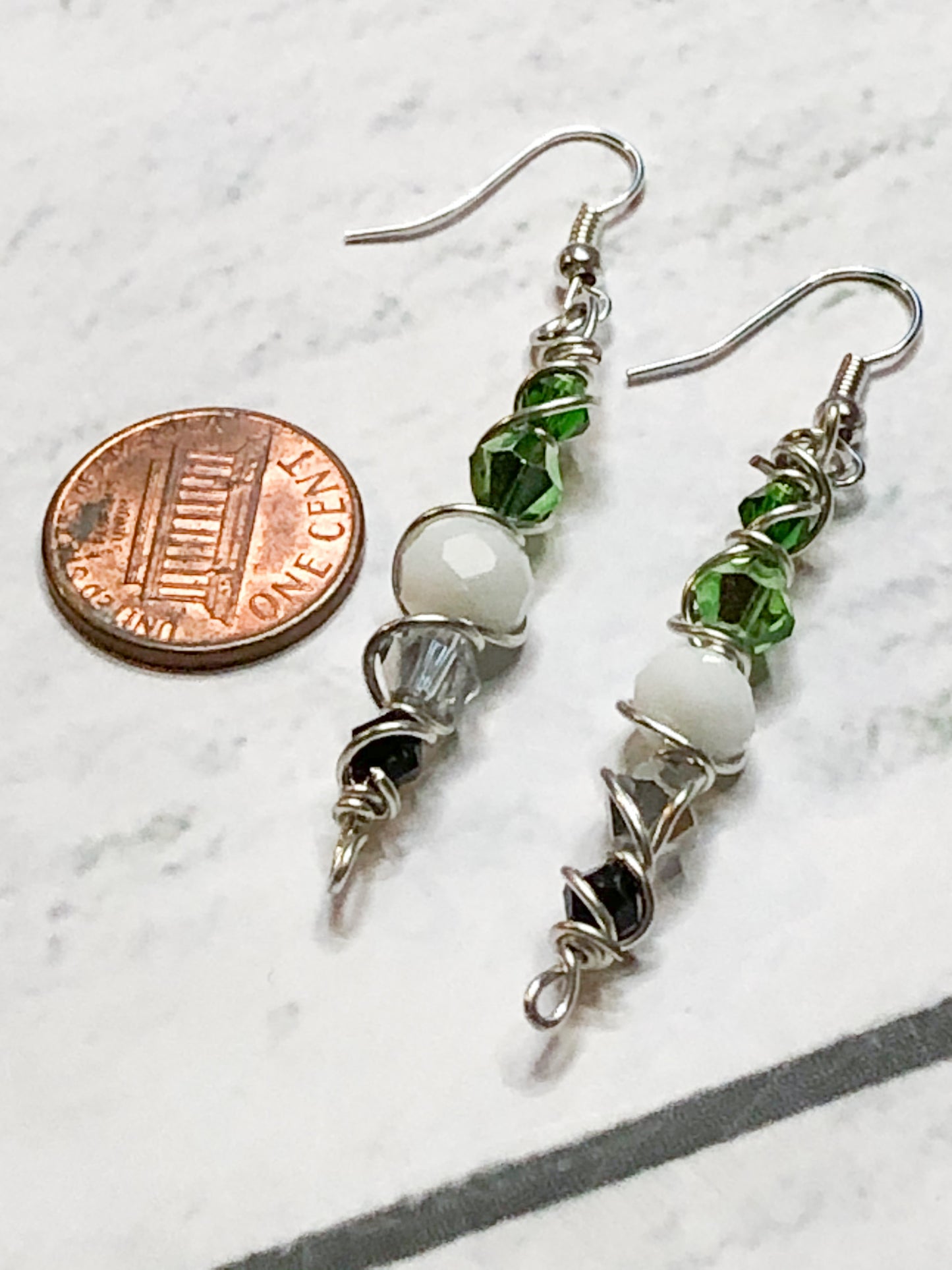 Aro Pride Flag Earrings