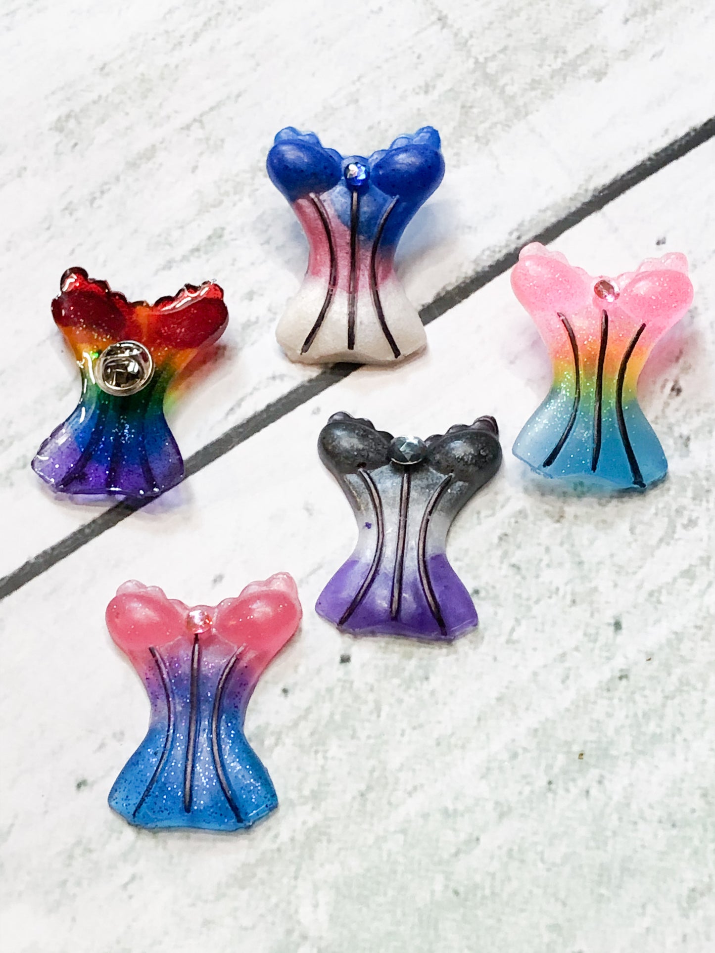 Pride Corset Pins