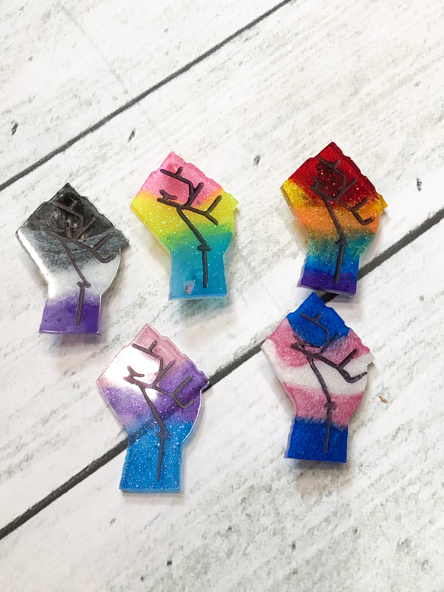 Pride Fist Pins