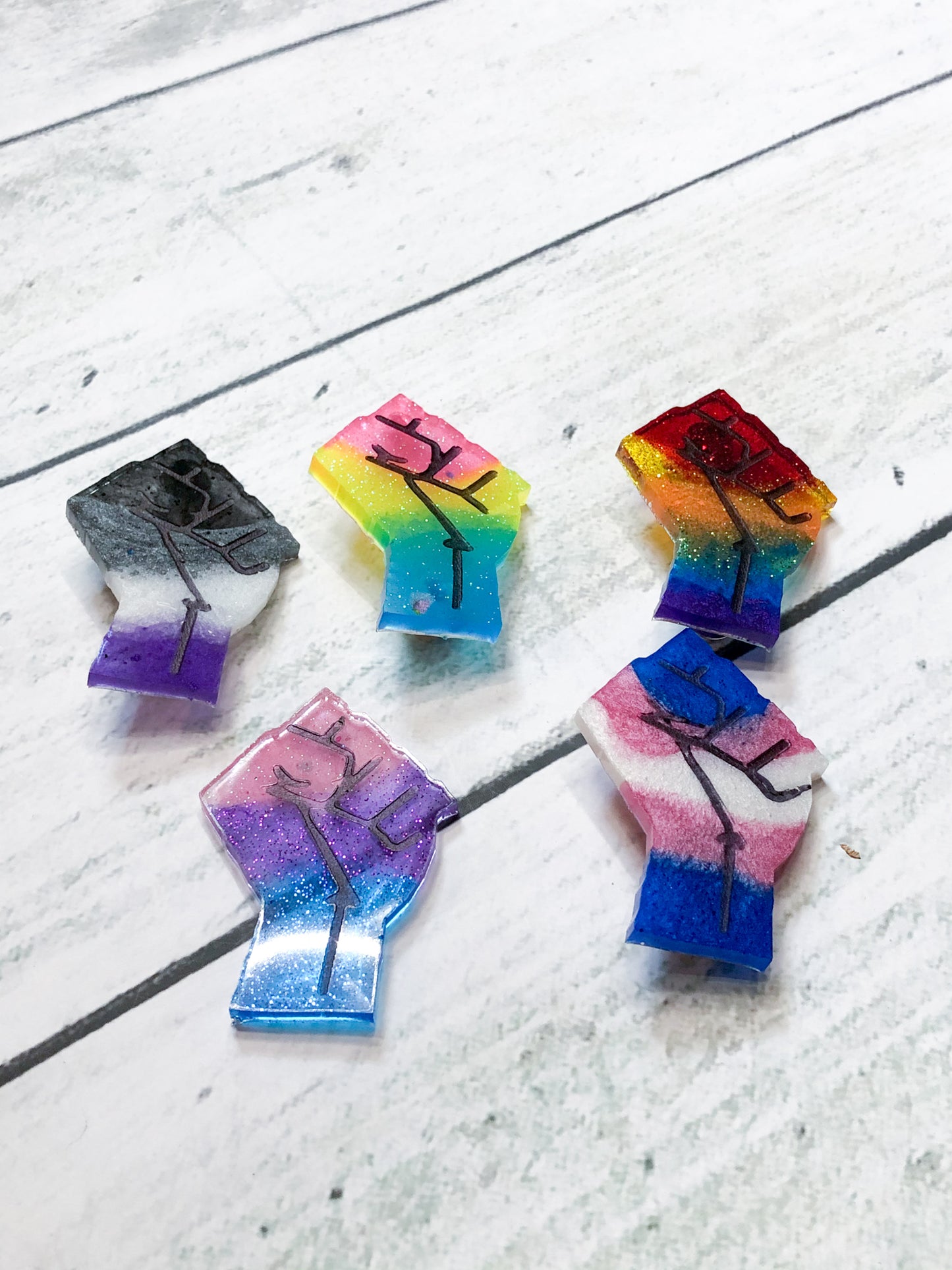 Pride Fist Pins