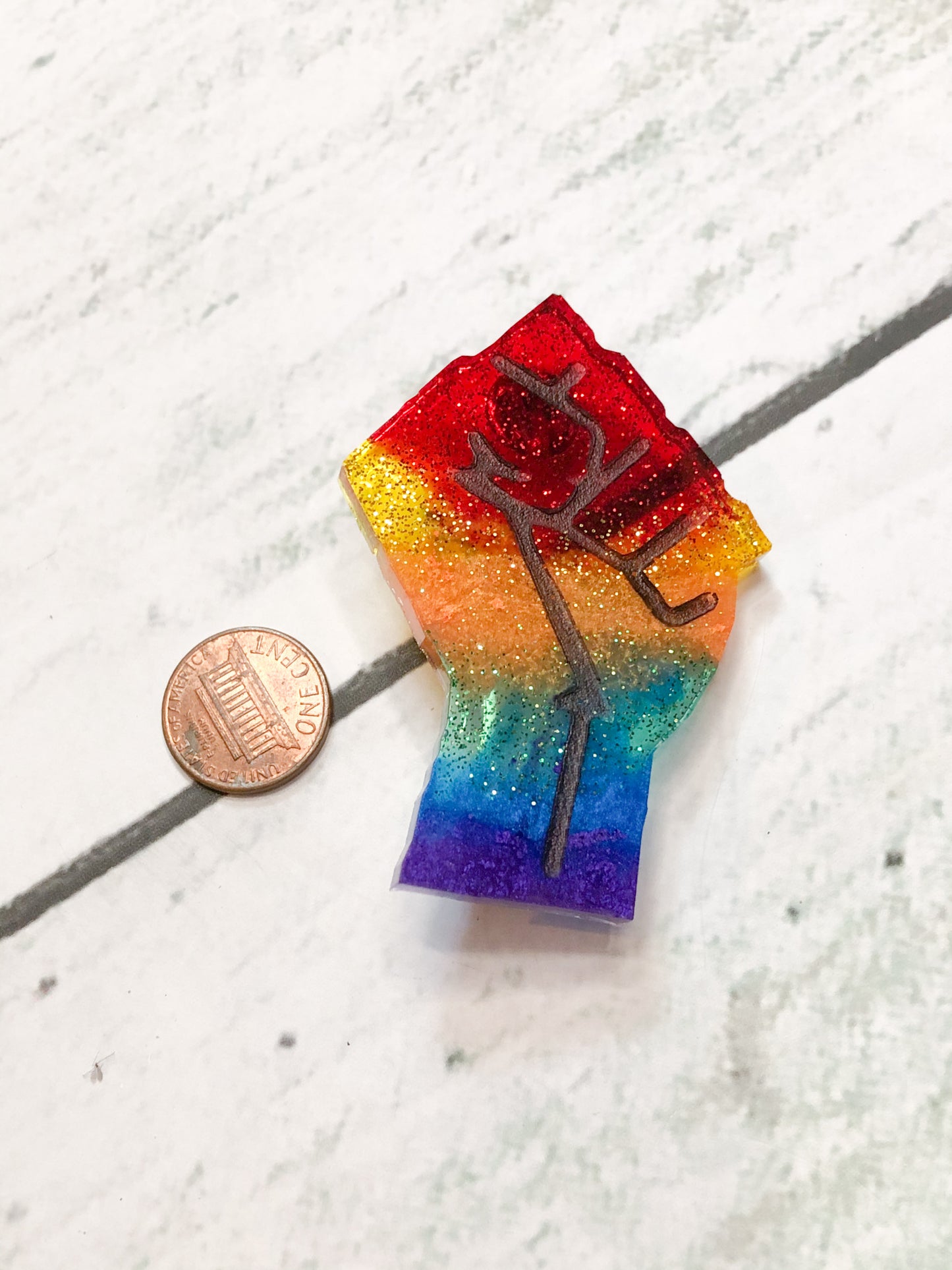 Pride Fist Pins