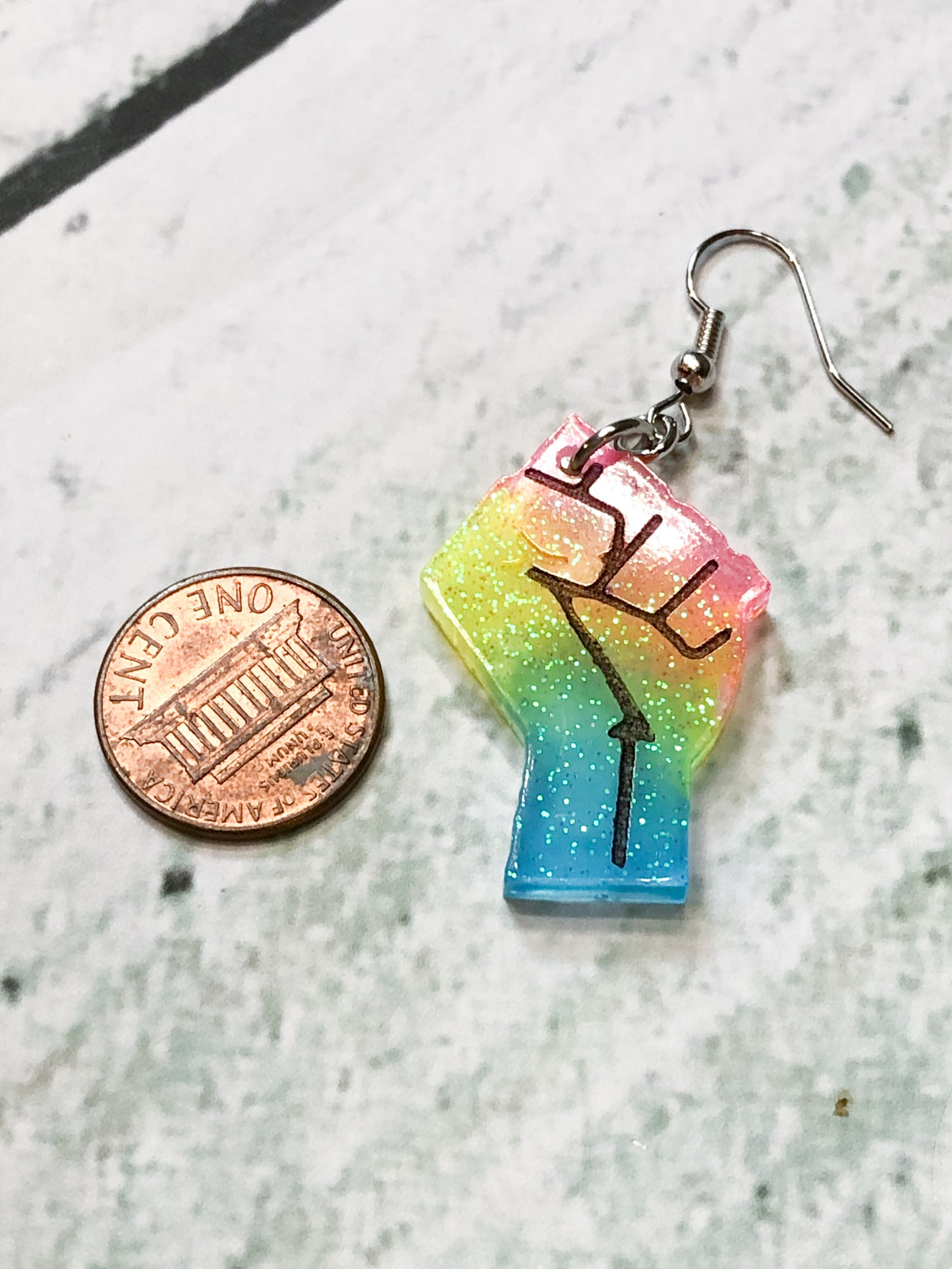 Pride Fist Earrings