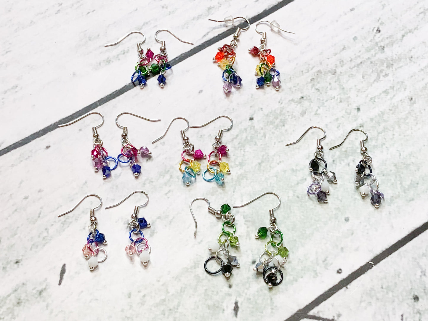 Pride Crystal Earrings