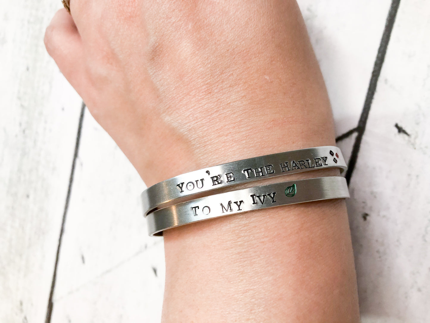 Harley to My Ivy Bff or Couples Bracelets