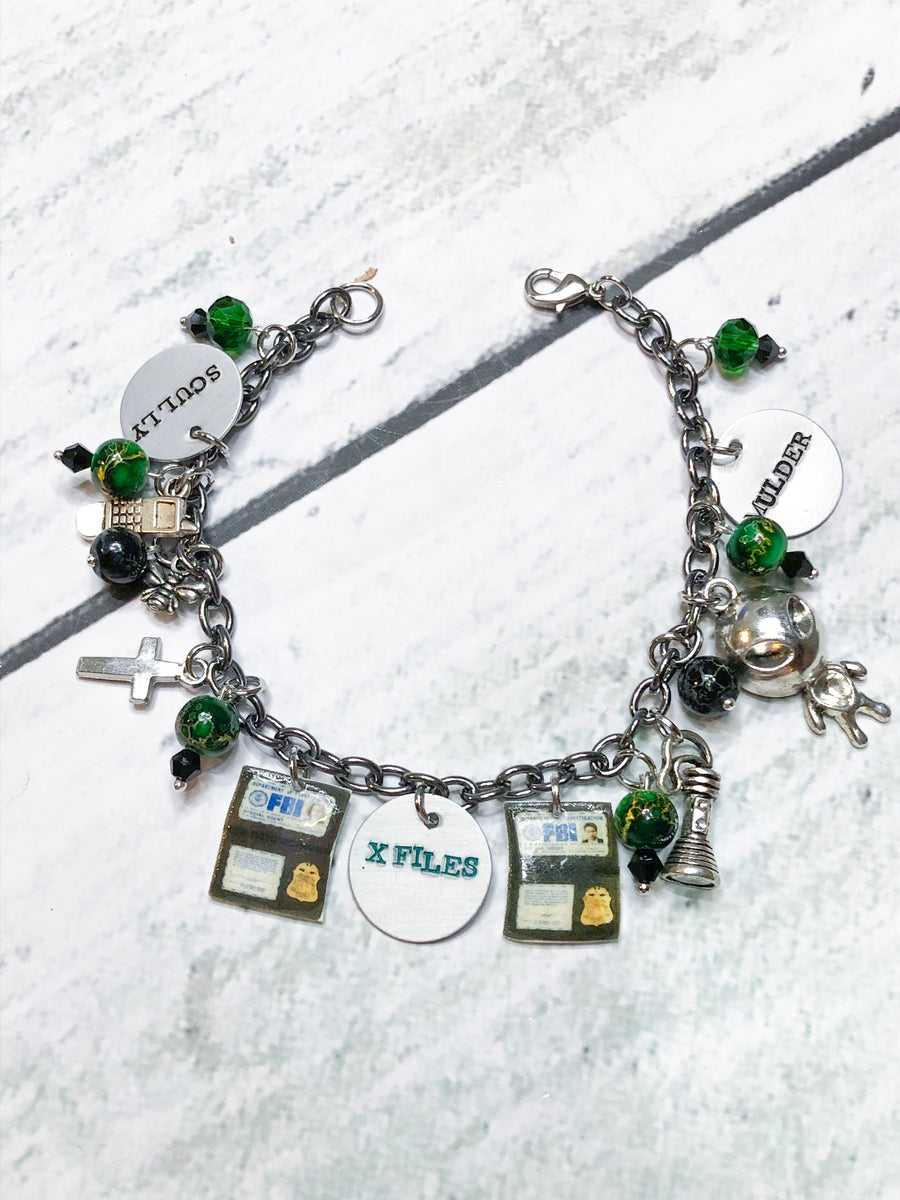 The X Files Inspired Loaded Bracelet Nerdy Robots Jewelry