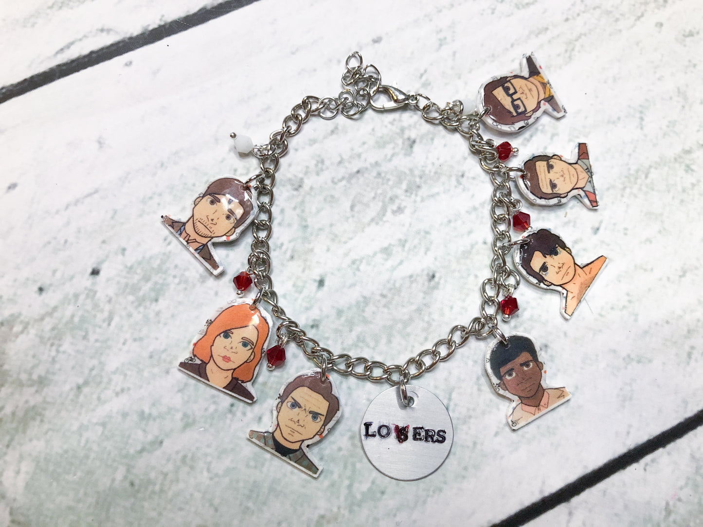 Losers Club Art Charm Bracelet Kids or adults