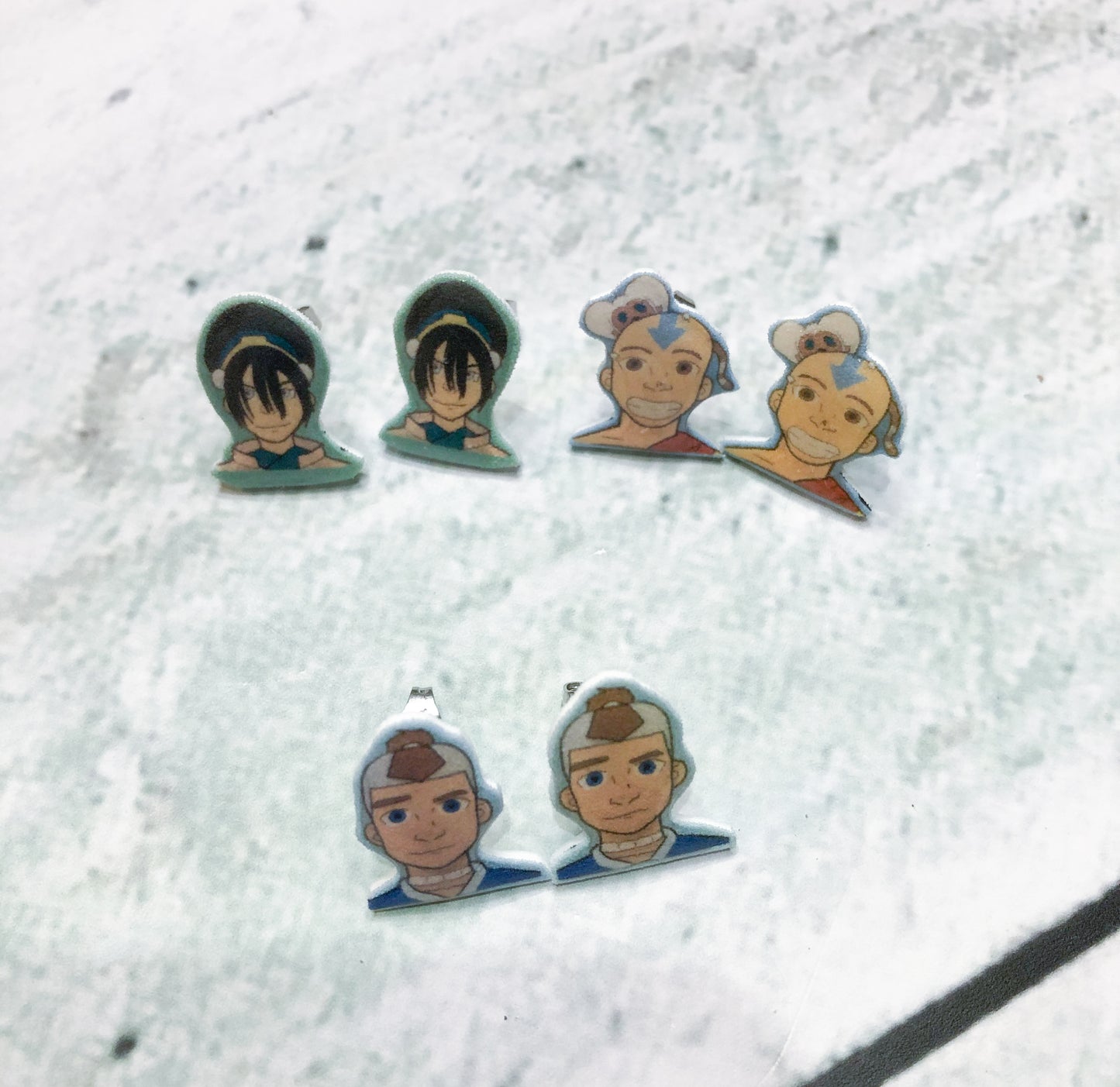 Avatar The Last Air Bender Stud Earrings