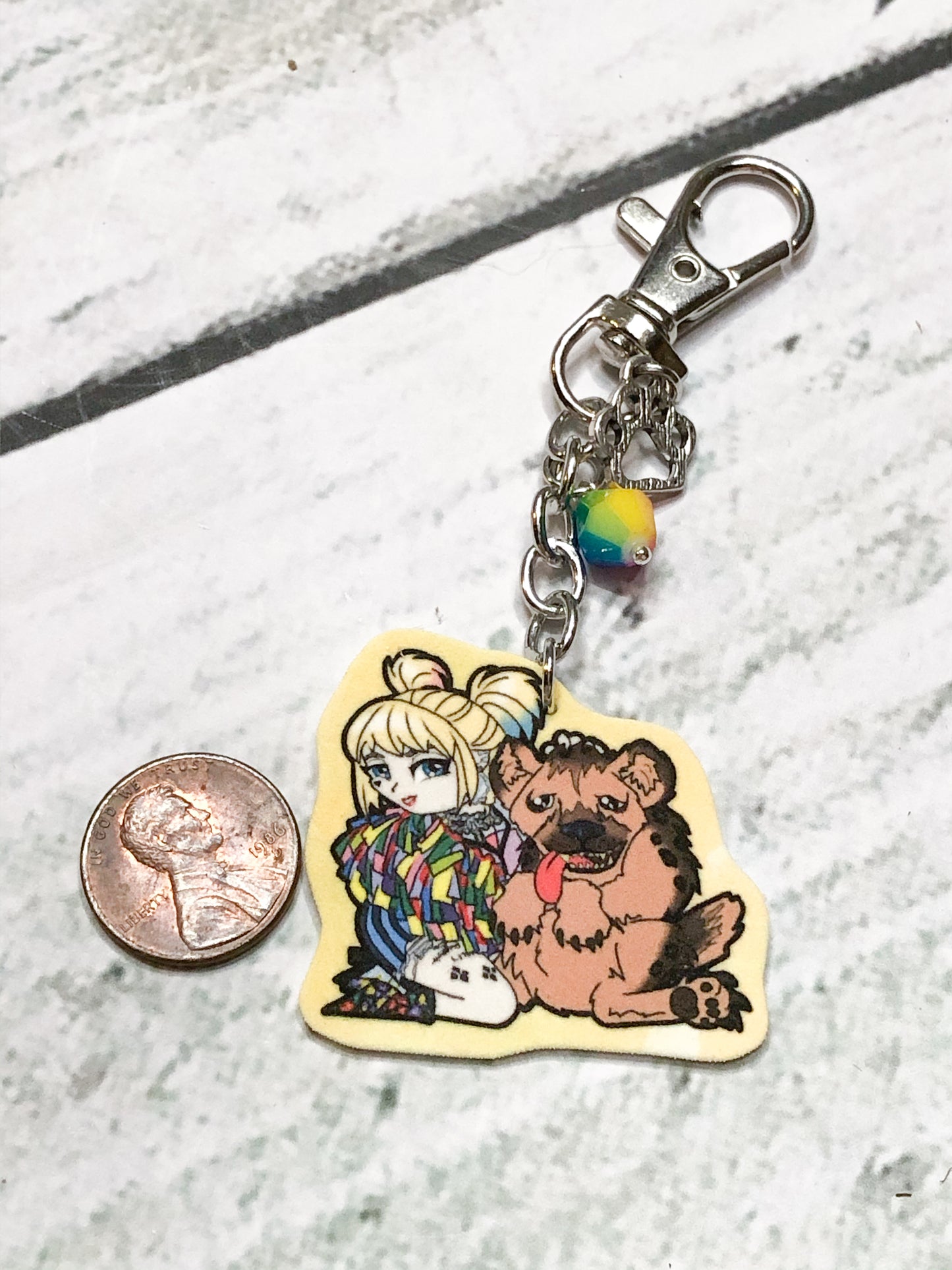 Harley Quinn Couple Chibi Key Chain's