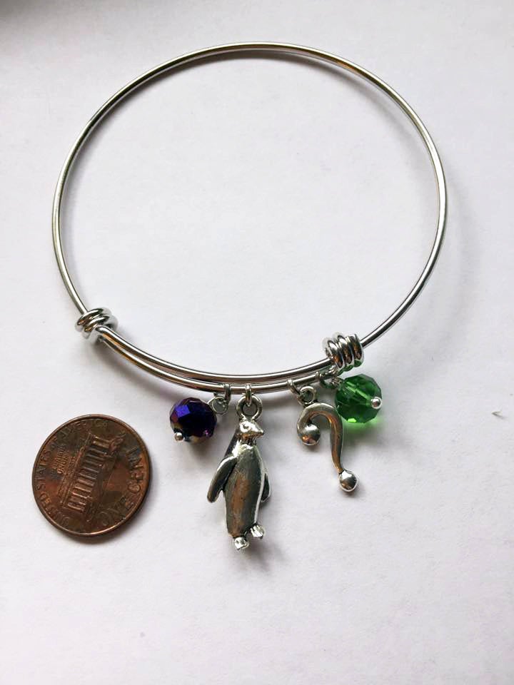 Penguin and Riddler Bangle Bracelet