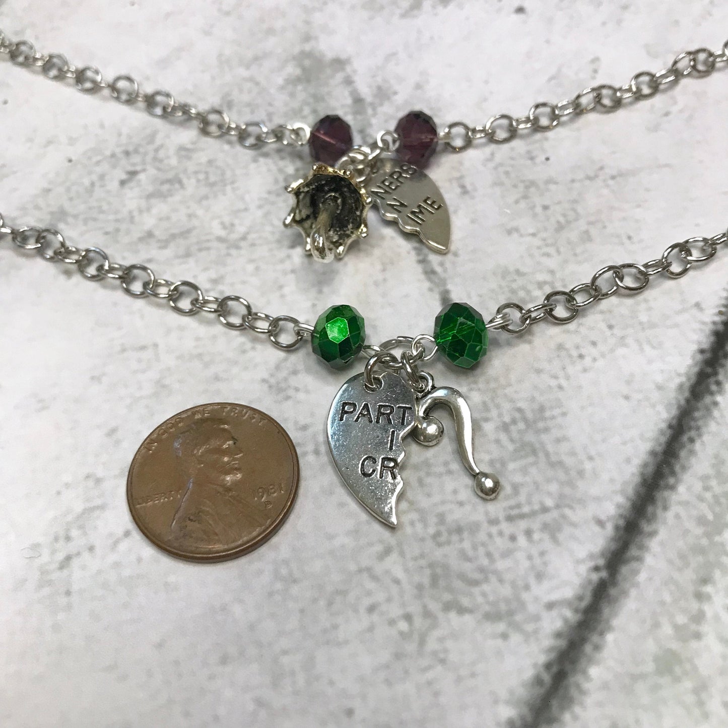 Riddler and Penguin Best Friend Bracelets