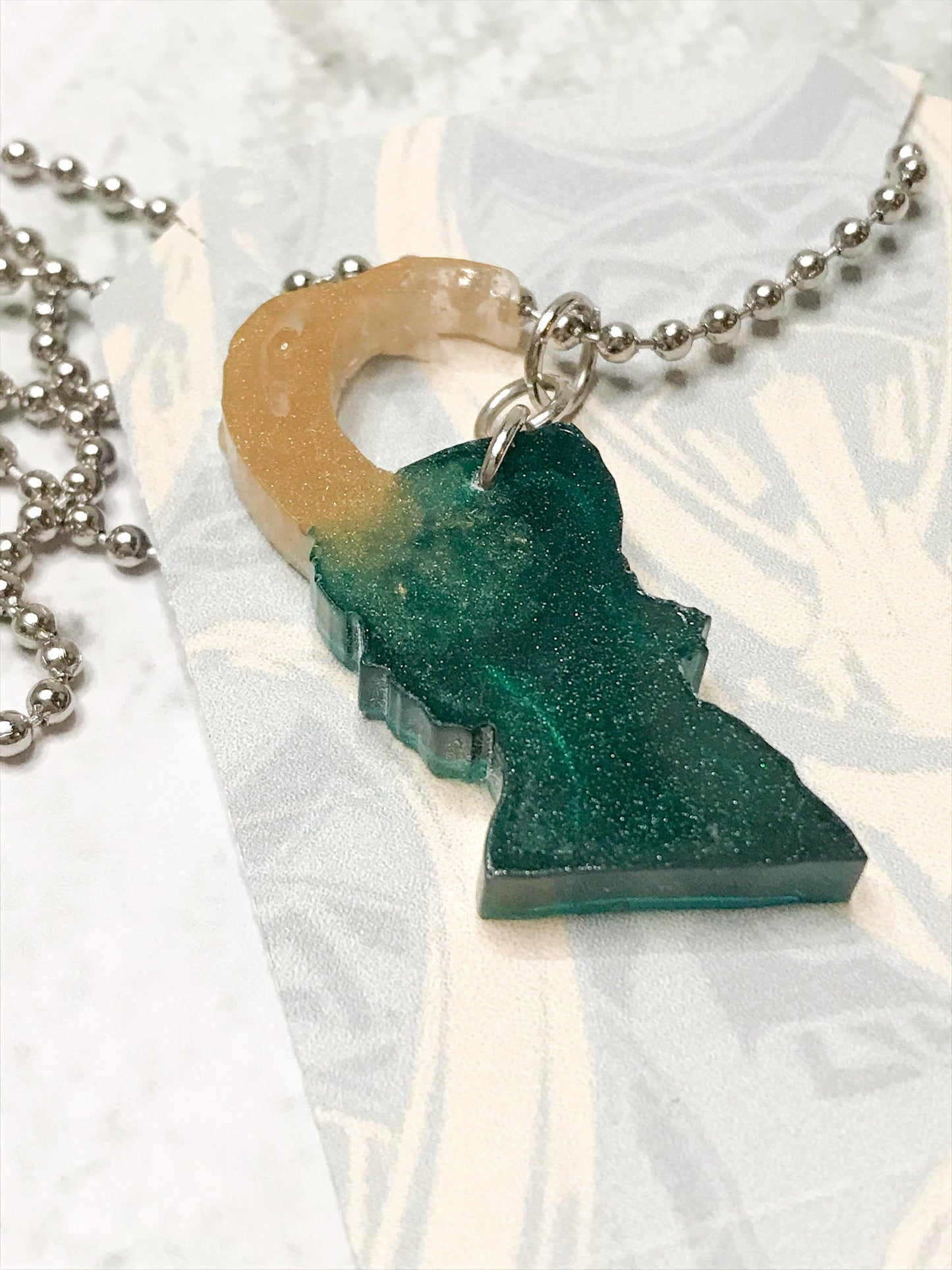Loki Galaxy Resin Necklace