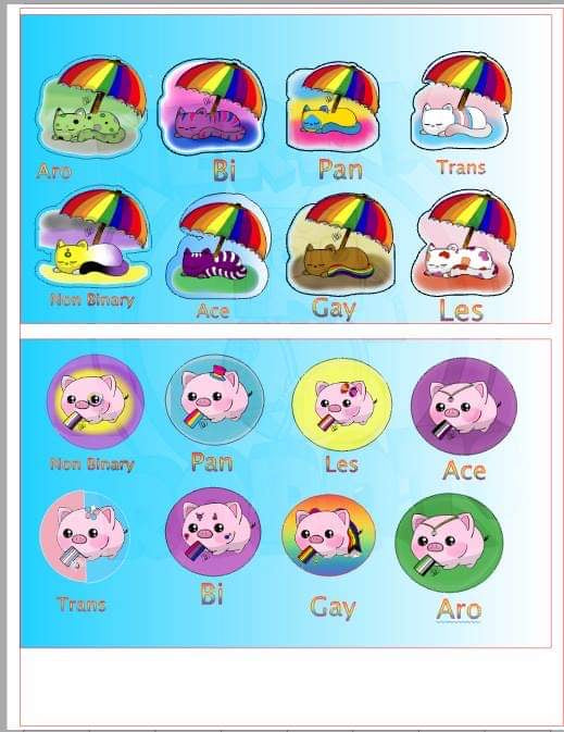 Pride Animal pins!