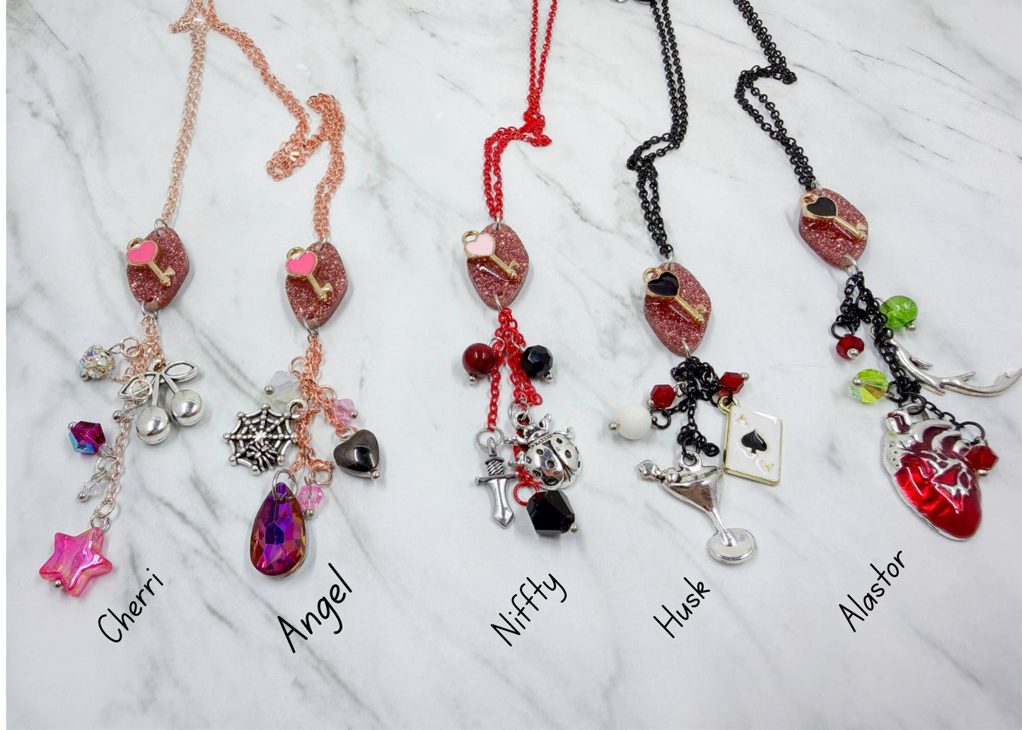 Hazbin Hotel Key Necklaces