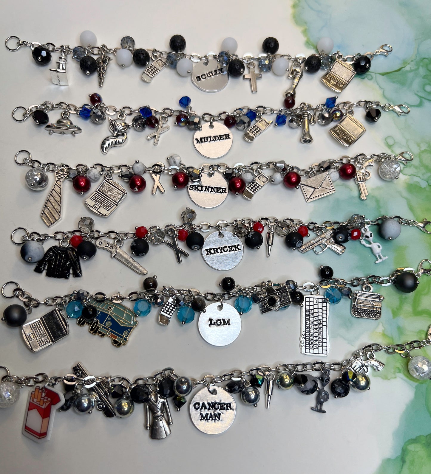 X Files Character Bracelets