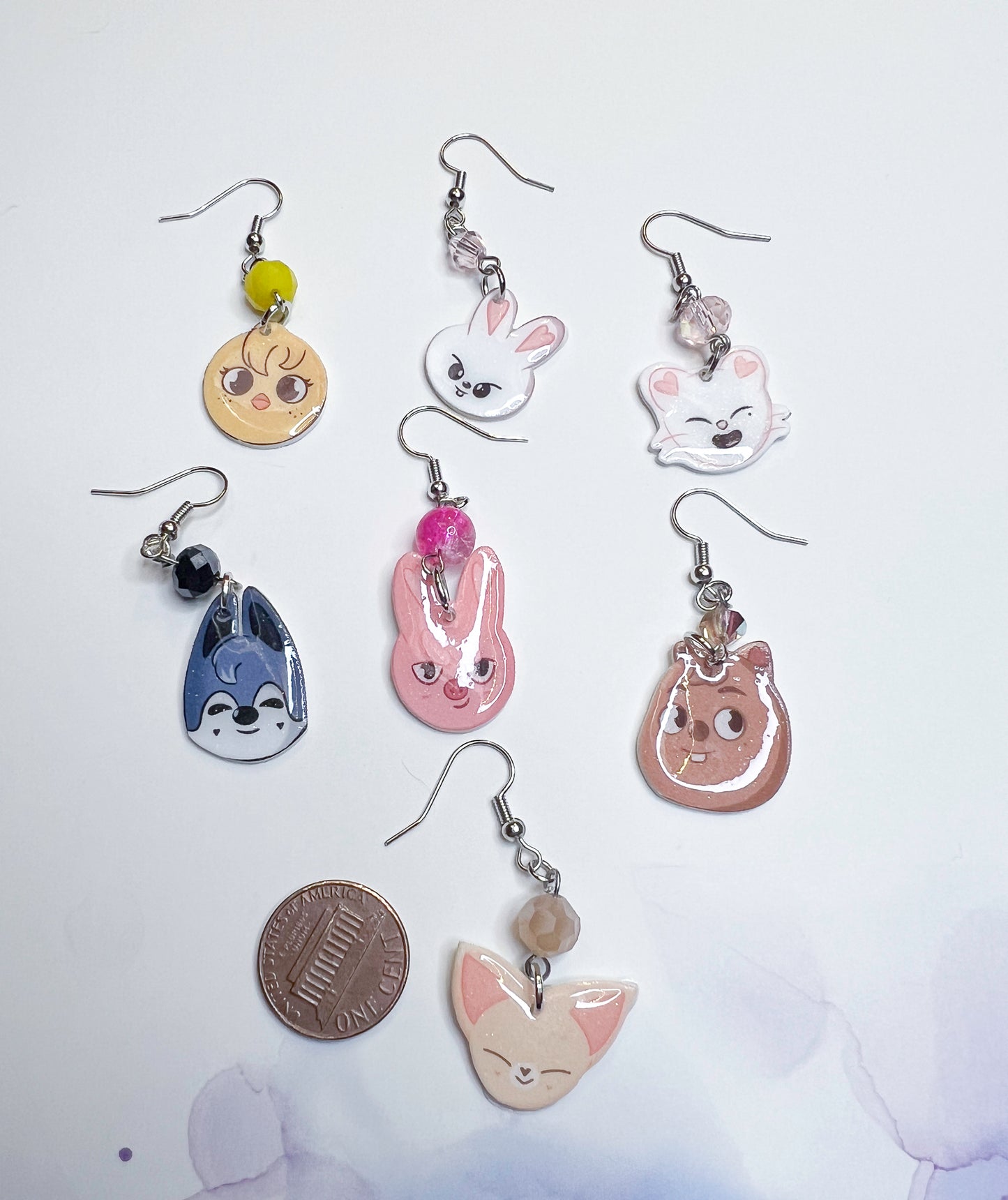 K-Pop Stray SKZOO Dangle Earrings