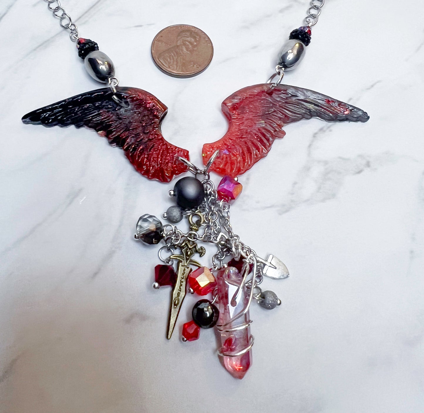 Lucifer's Fallen Grace Necklace