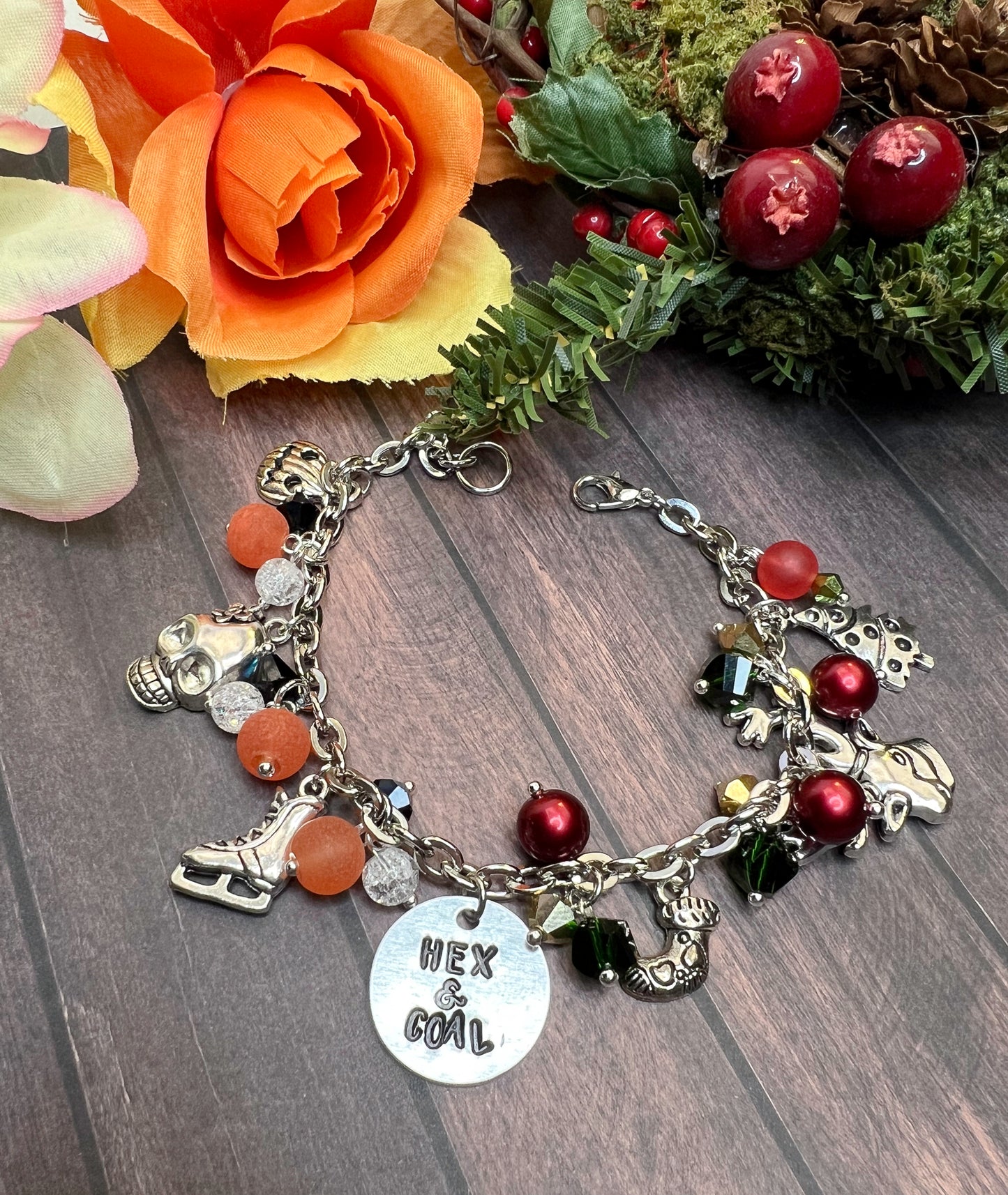 Kissmass Hex and Coal Loaded Bracelet