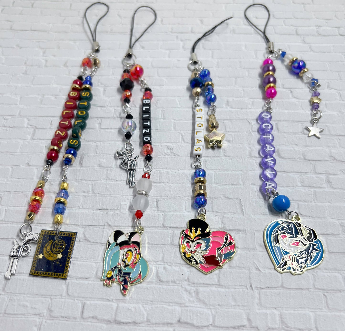 Helluva Boss Phone Charms