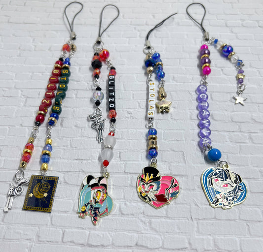 Helluva Boss Phone Charms