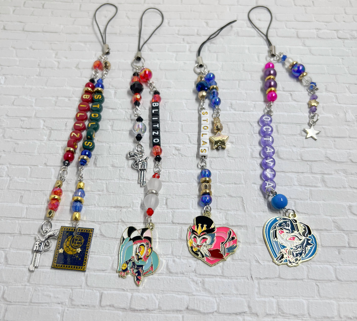 Helluva Boss Phone Charms