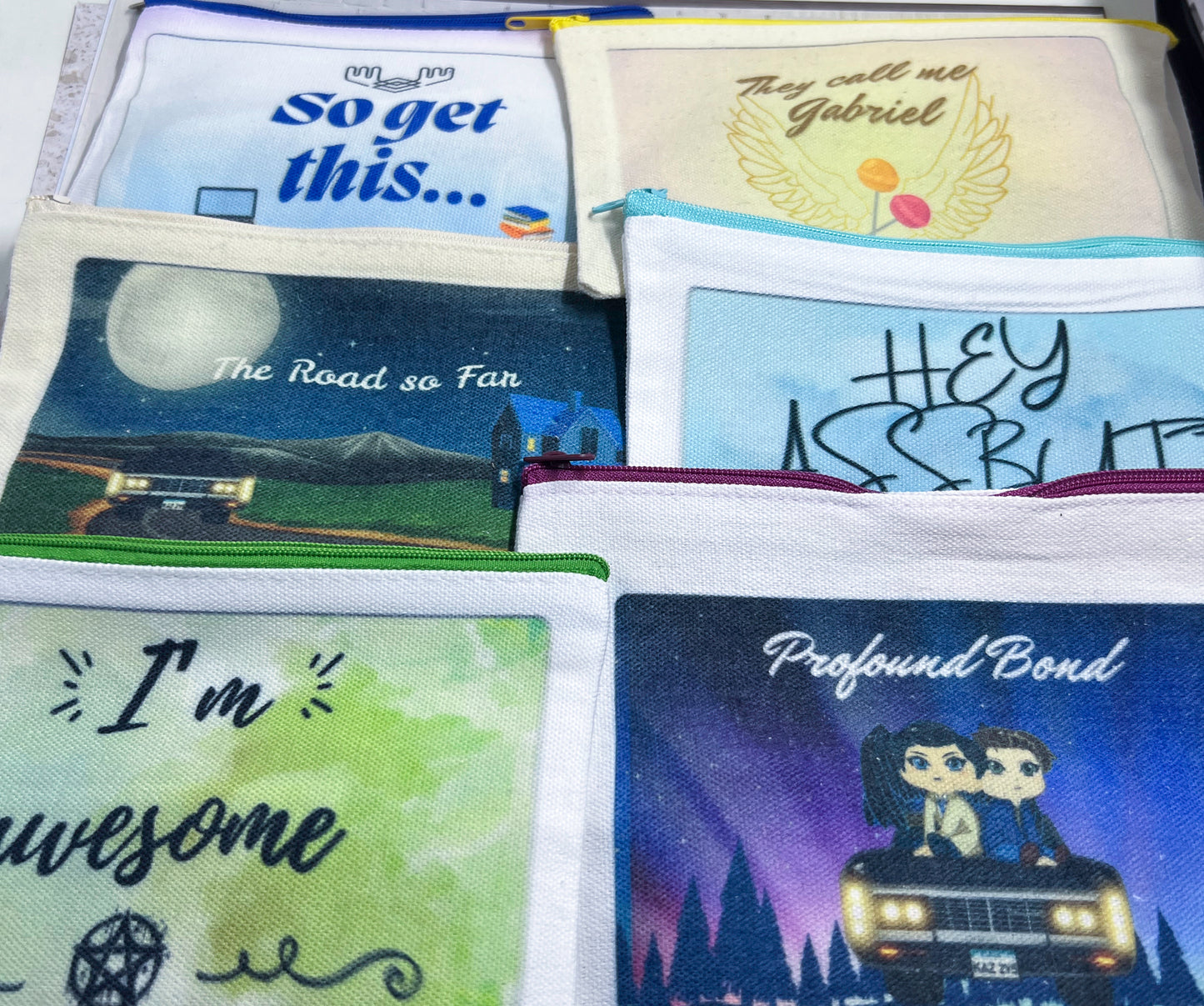 SPN Zipper Pouch Sets