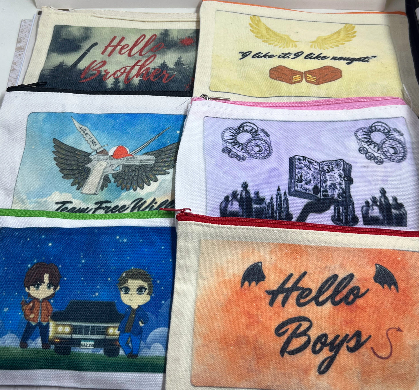 SPN Zipper Pouch Sets