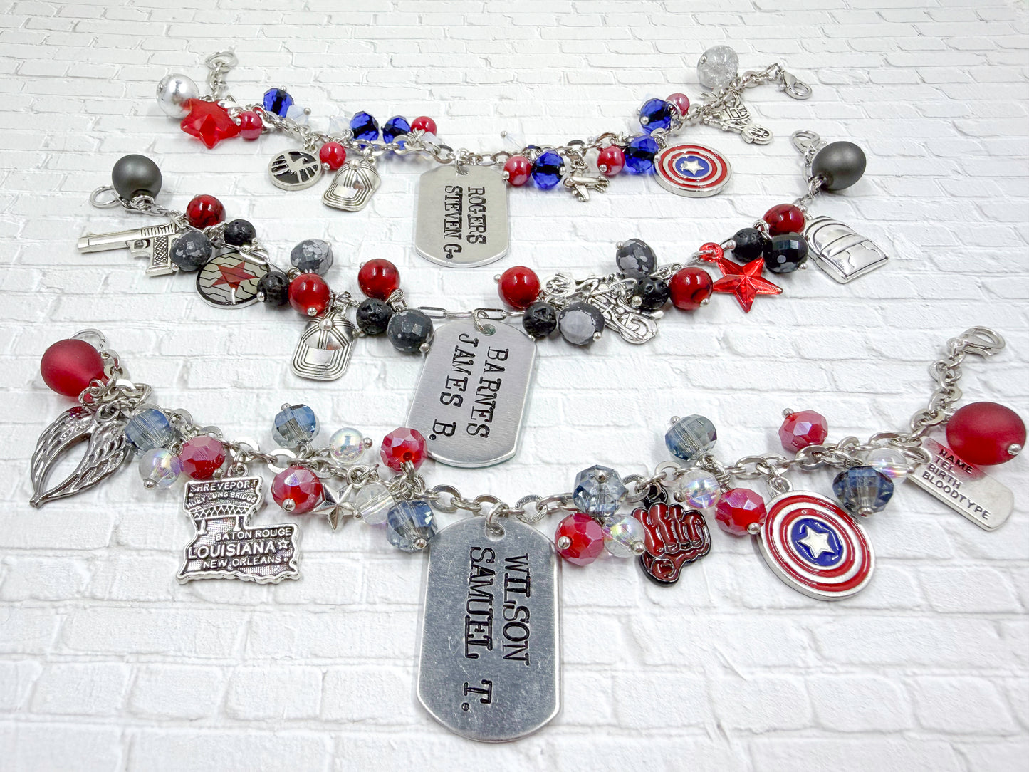 Steve Sam Bucky Inspired Loaded Bracelets
