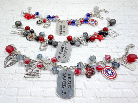 Steve Sam Bucky Inspired Loaded Bracelets