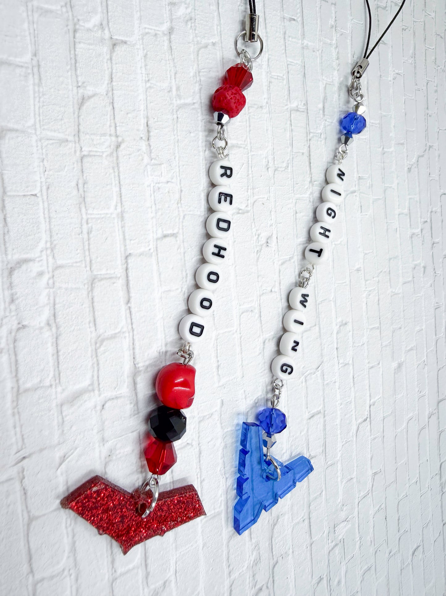 Nightwing Or Redhood Phone Charms