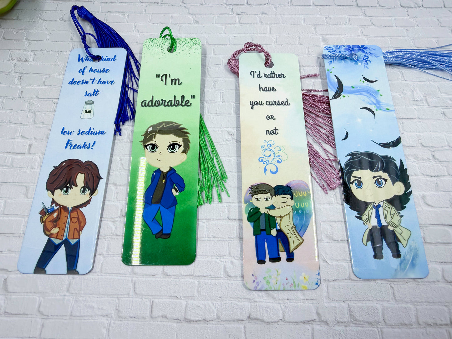 SPN Metal Bookmarks