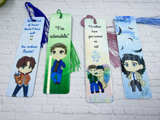 SPN Metal Bookmarks