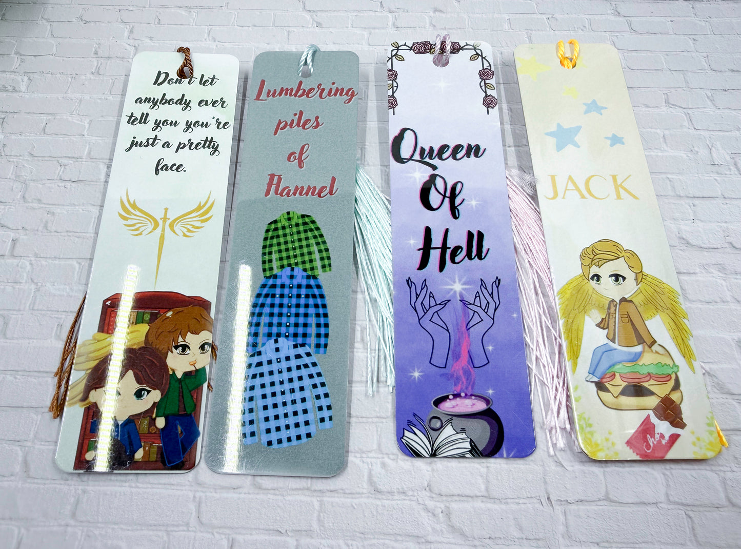 SPN Metal Bookmarks