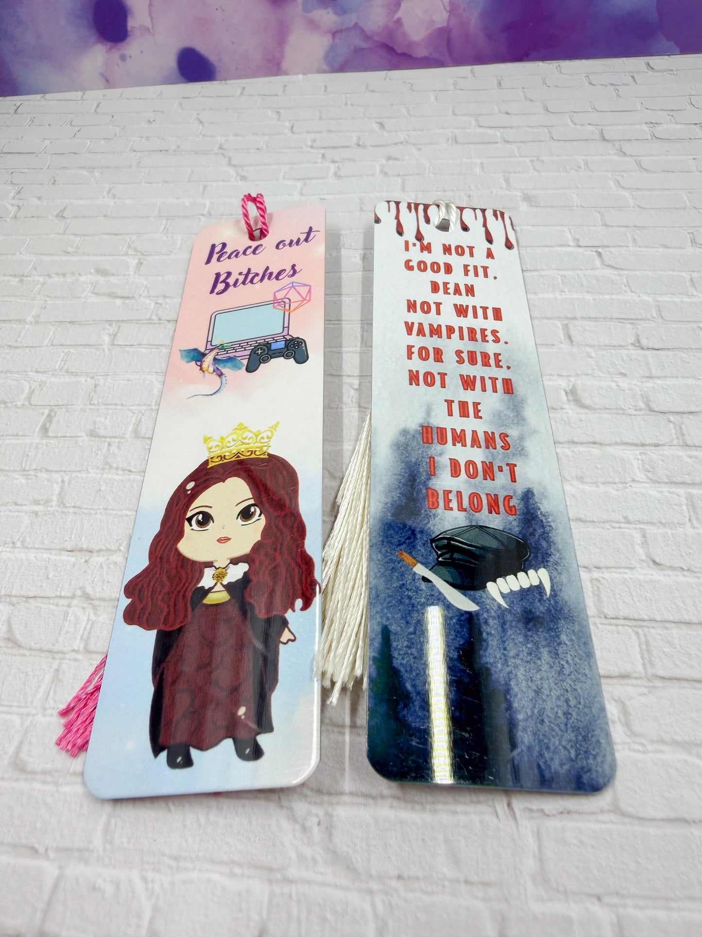 SPN Metal Bookmarks