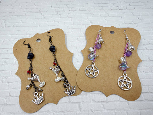 Supernatural Character Dangle Earrings