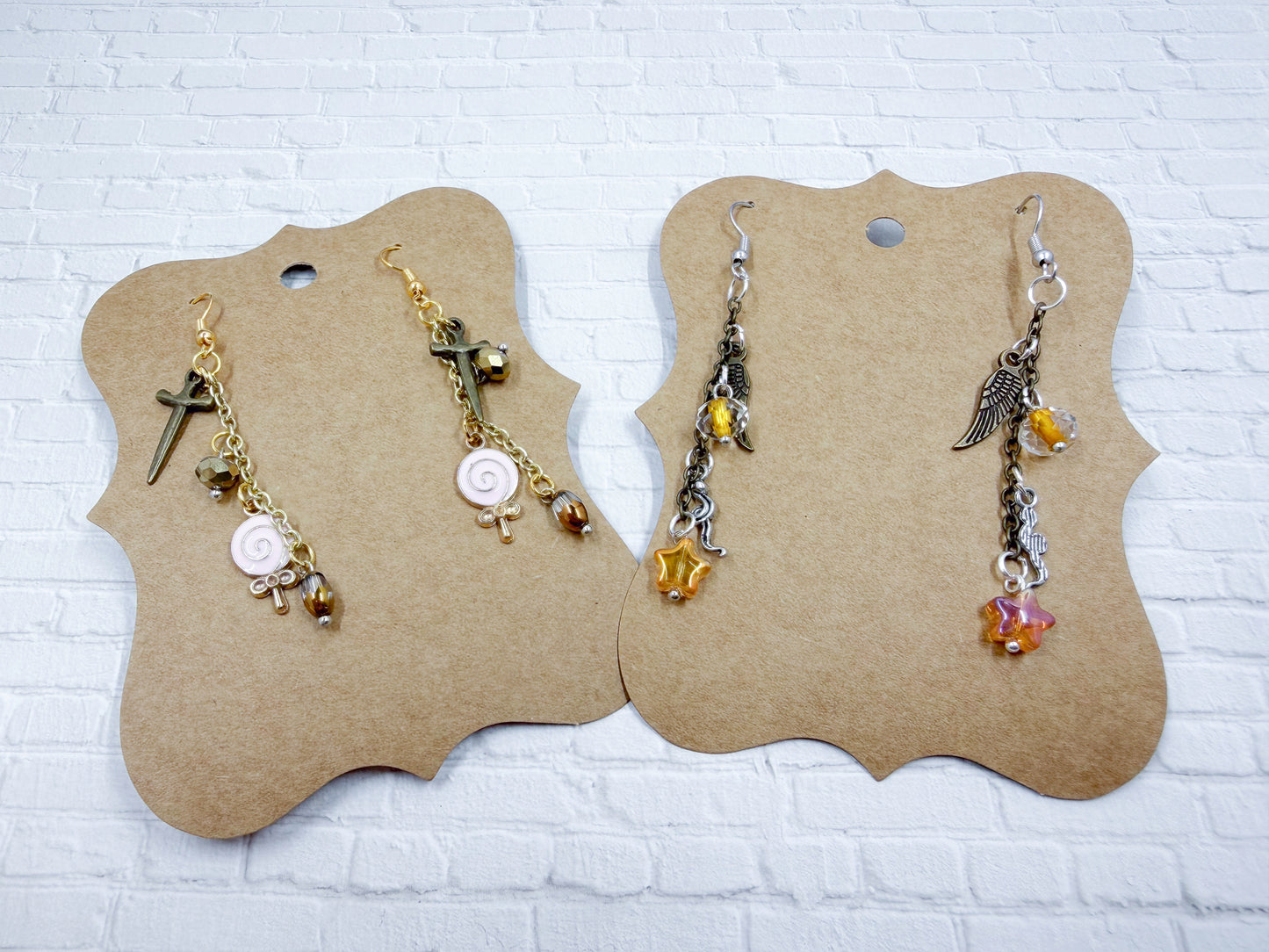 Supernatural Character Dangle Earrings