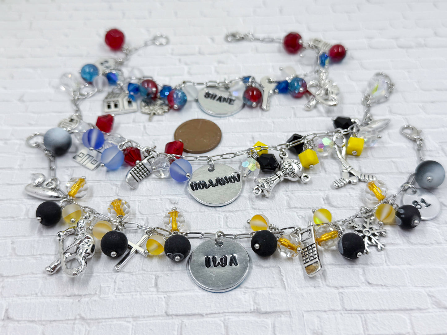 Hollanov Loaded Charm Bracelets