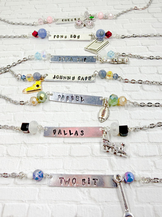 The Outsiders Stamped Necklaces