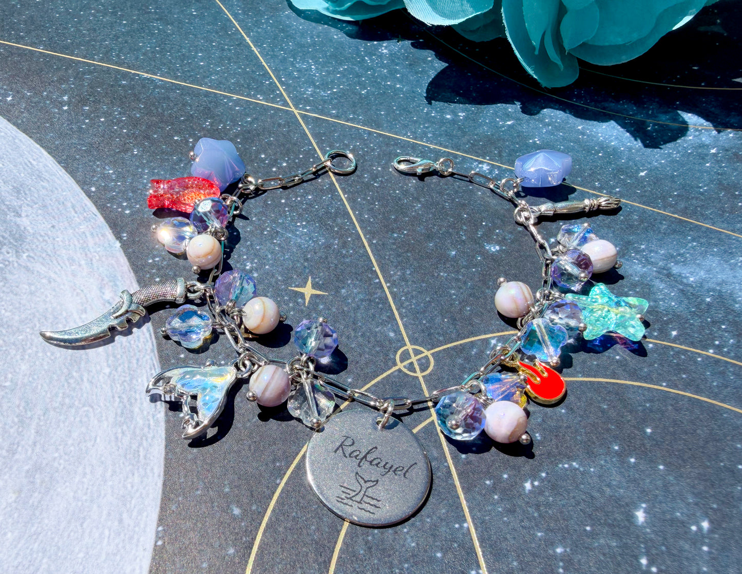 Love and Deep Space Inspired Charm Bracelets
