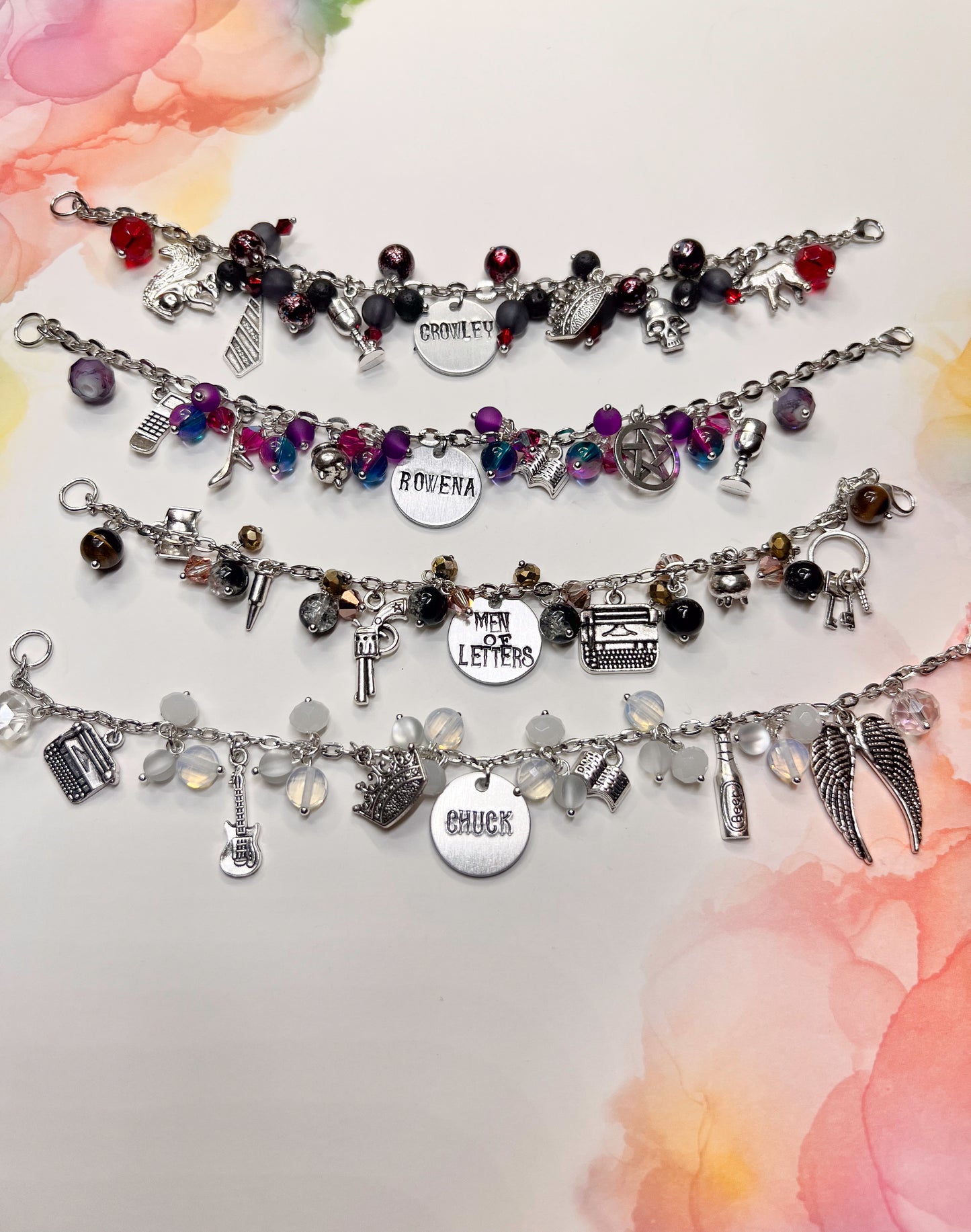 SPN Pick you Character Bracelets